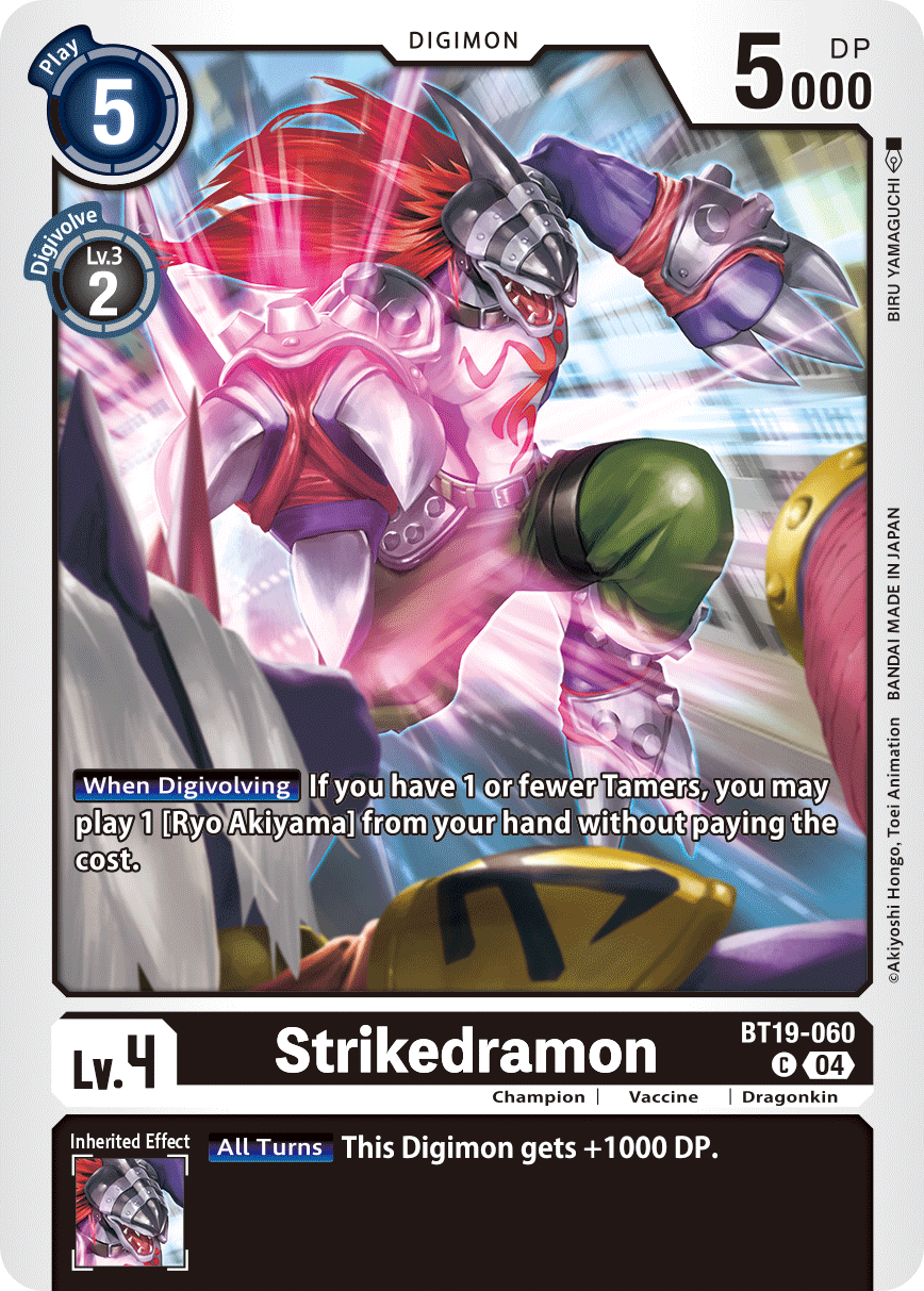 Strikedramon (BT19-060) Common