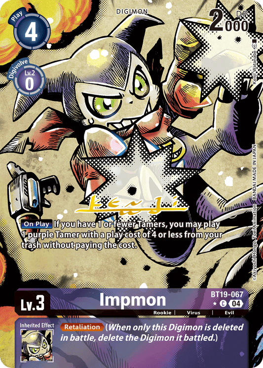 Impmon (BT19-067) Signatured Rare