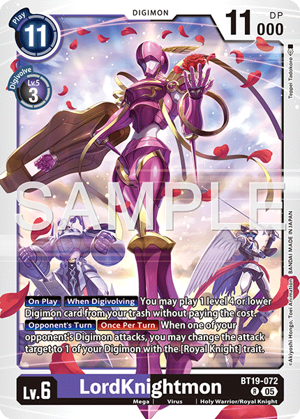 LordKnightmon (BT19-072) Digimon Generation [AD01]