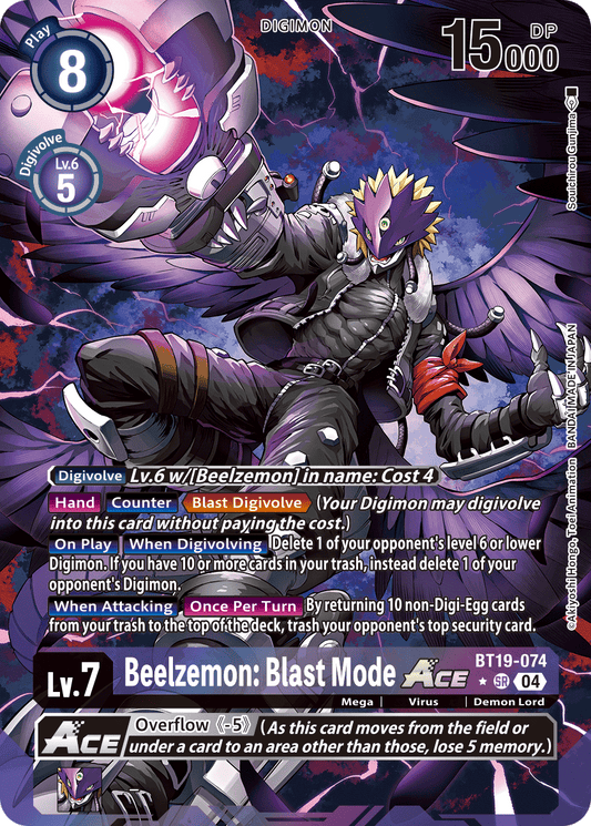 Beelzemon: Blast Mode ACE (BT19-074) Alternative Art