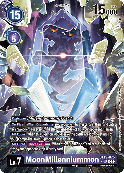 MoonMillenniummon (BT19-075) Alternative Art