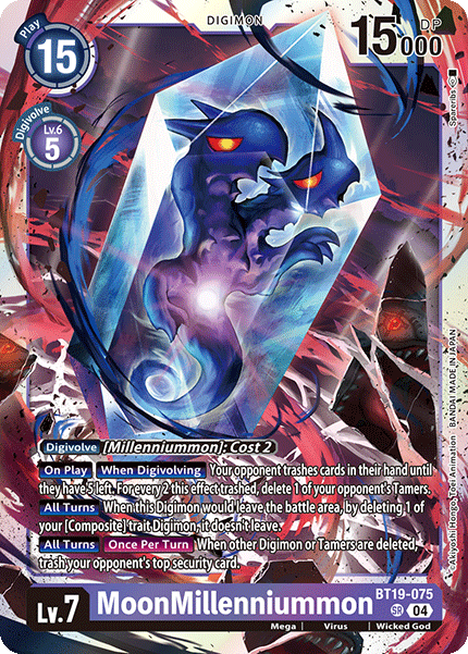 MoonMillenniummon (BT19-075) Super Rare