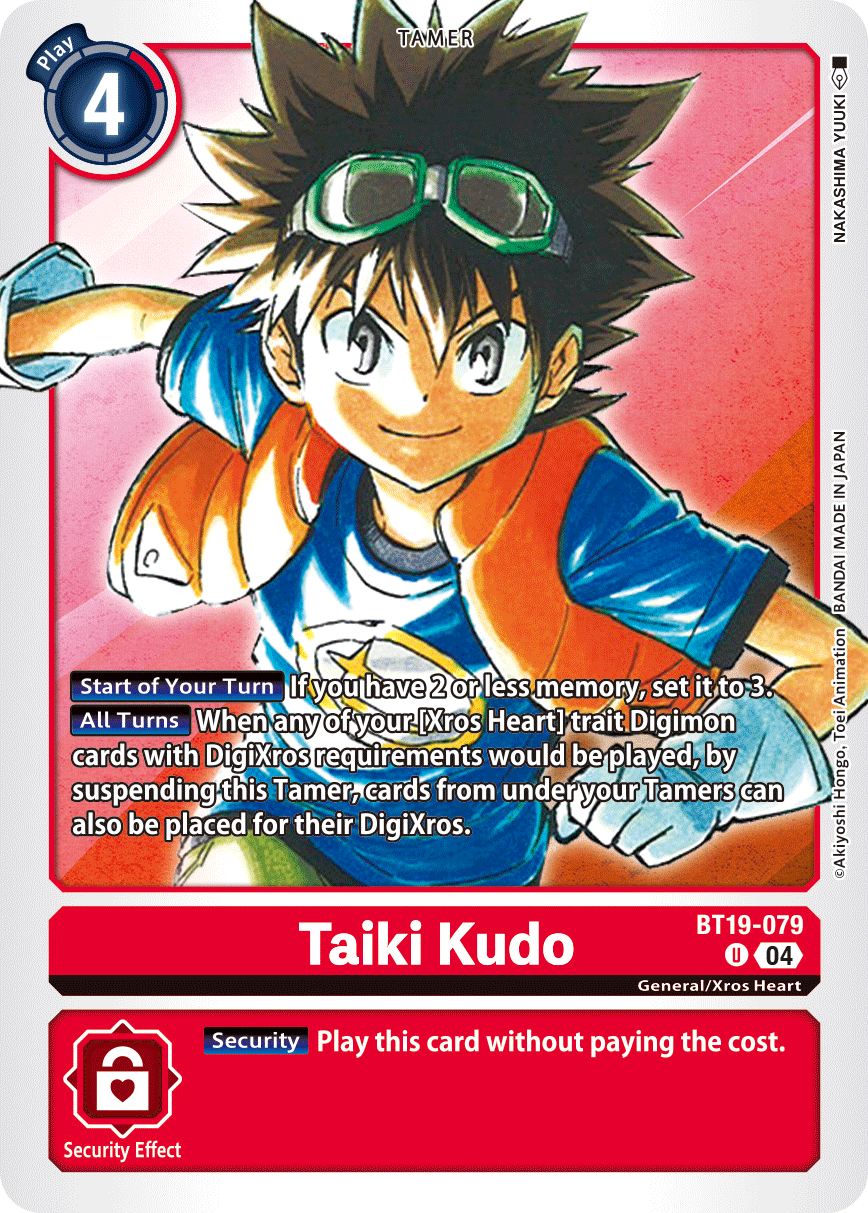 Taiki Kudo (BT19-079) Uncommon