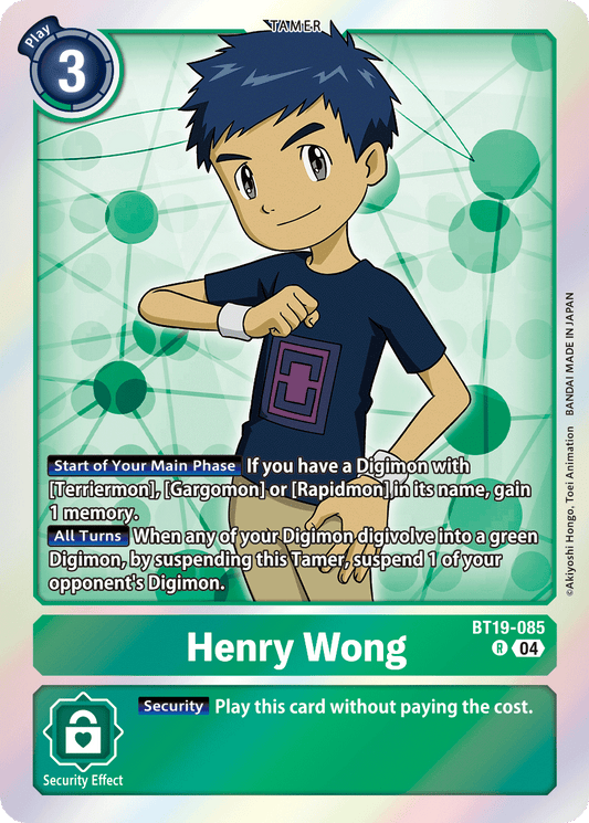 Henry Wong (BT19-085) Rare