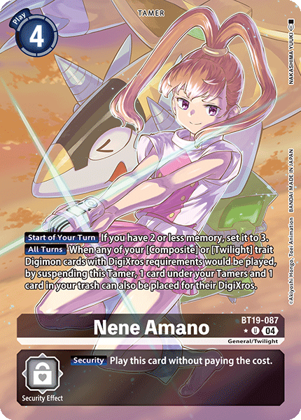 Nene Amano (BT19-087) Alternative Art