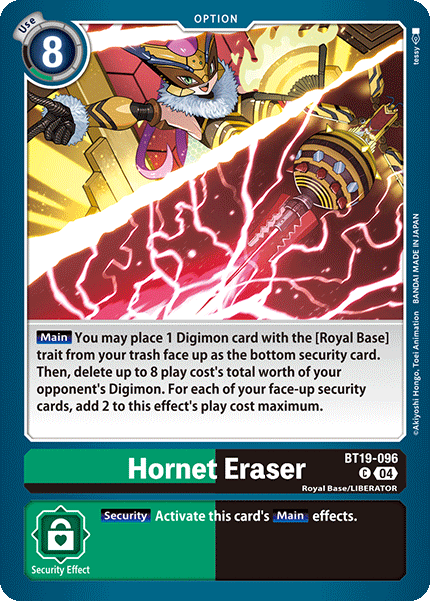 Hornet Eraser (BT19-096) Common