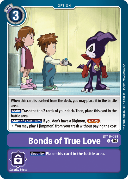 Bonds of True Love (BT19-097) Common