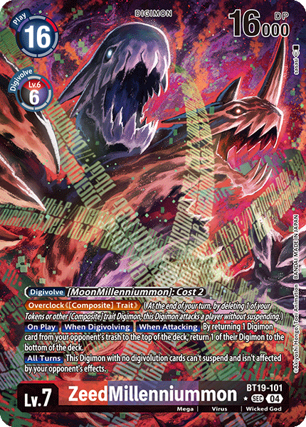 ZeedMillenniummon (BT19-101) Alternative Art