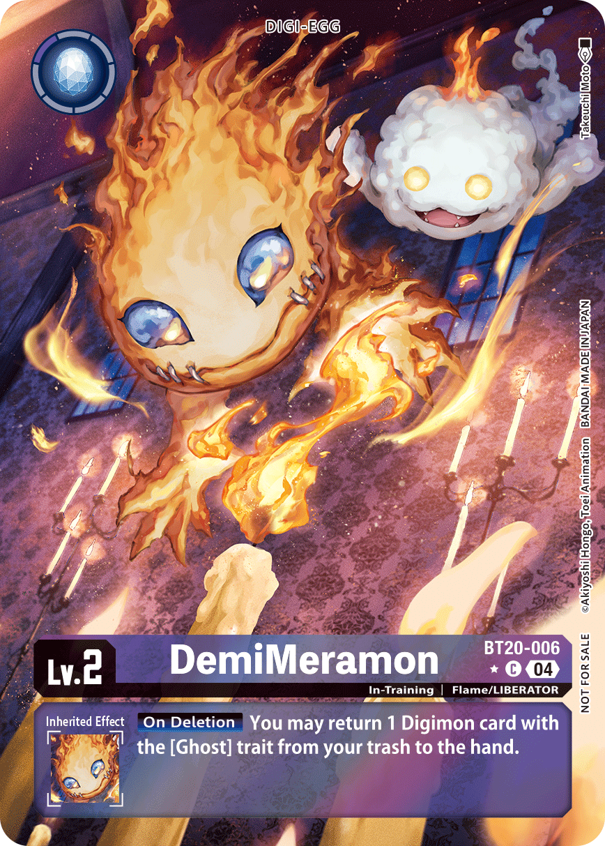 DemiMeramon (BT20-006) Box Topper