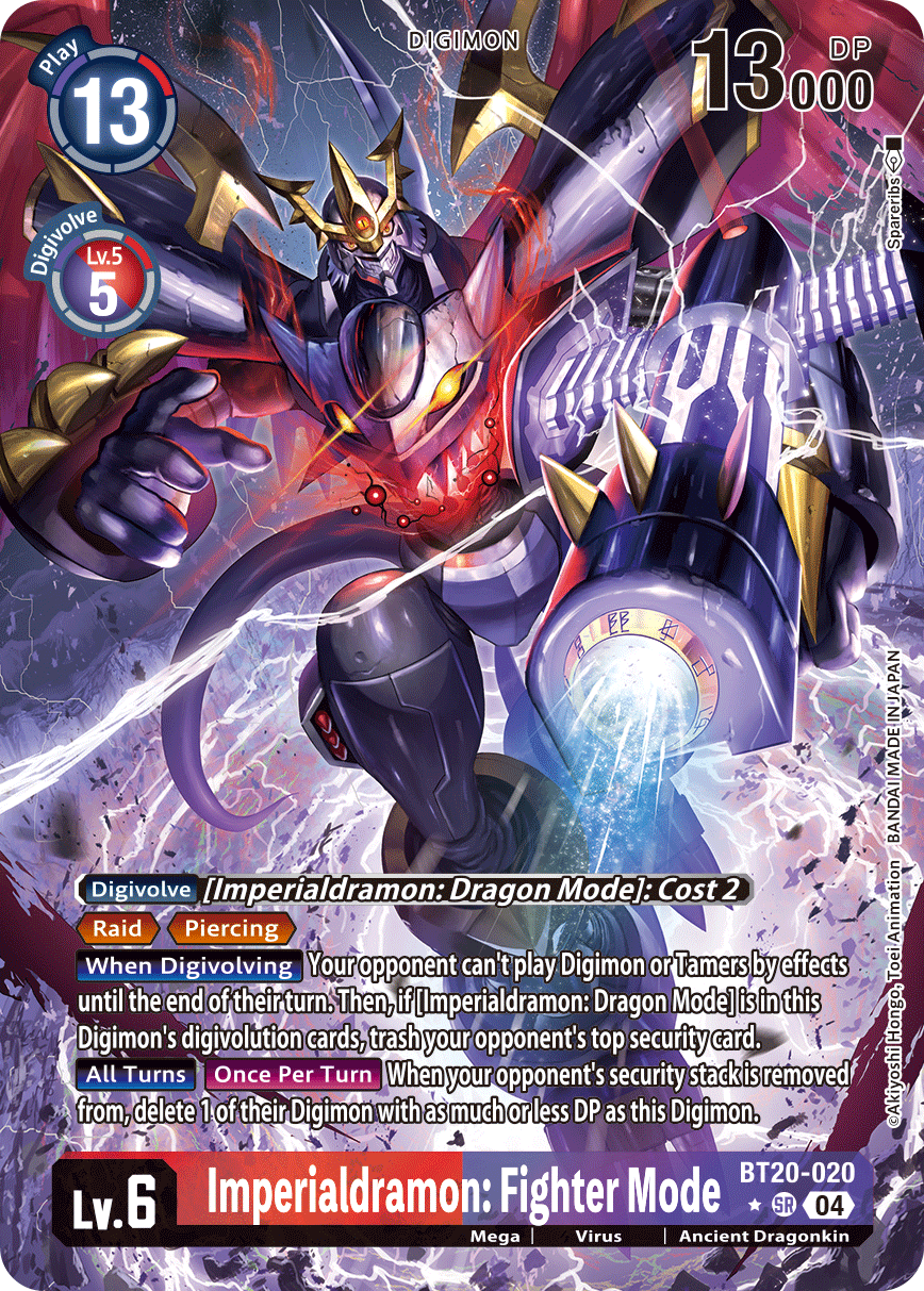 Imperialdramon: Fighter Mode (BT20-020) Alternative Art