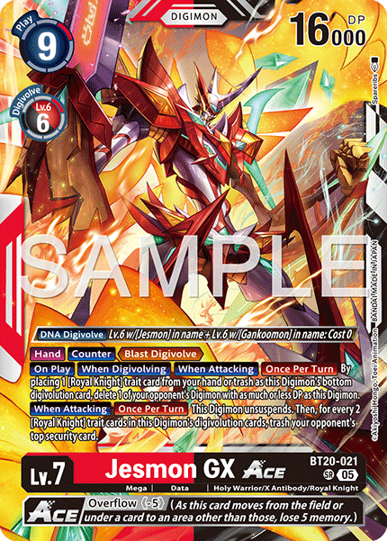 Jesmon GX ACE (BT20-021) Digimon Generation [AD01]