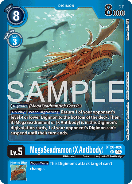 MegaSeadramon (X Antibody) (BT20-026) Another Knight [LM07]
