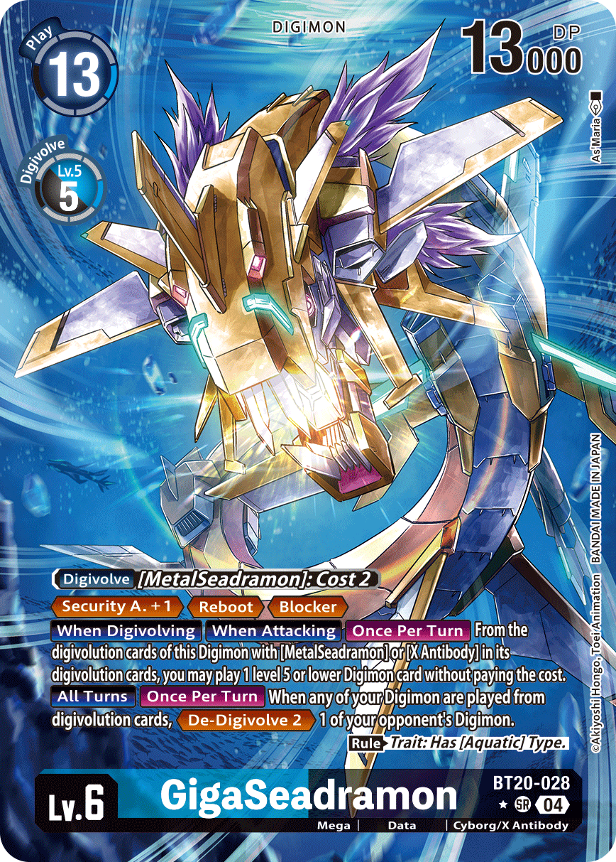 GigaSeadramon (BT20-028) Alternative Art