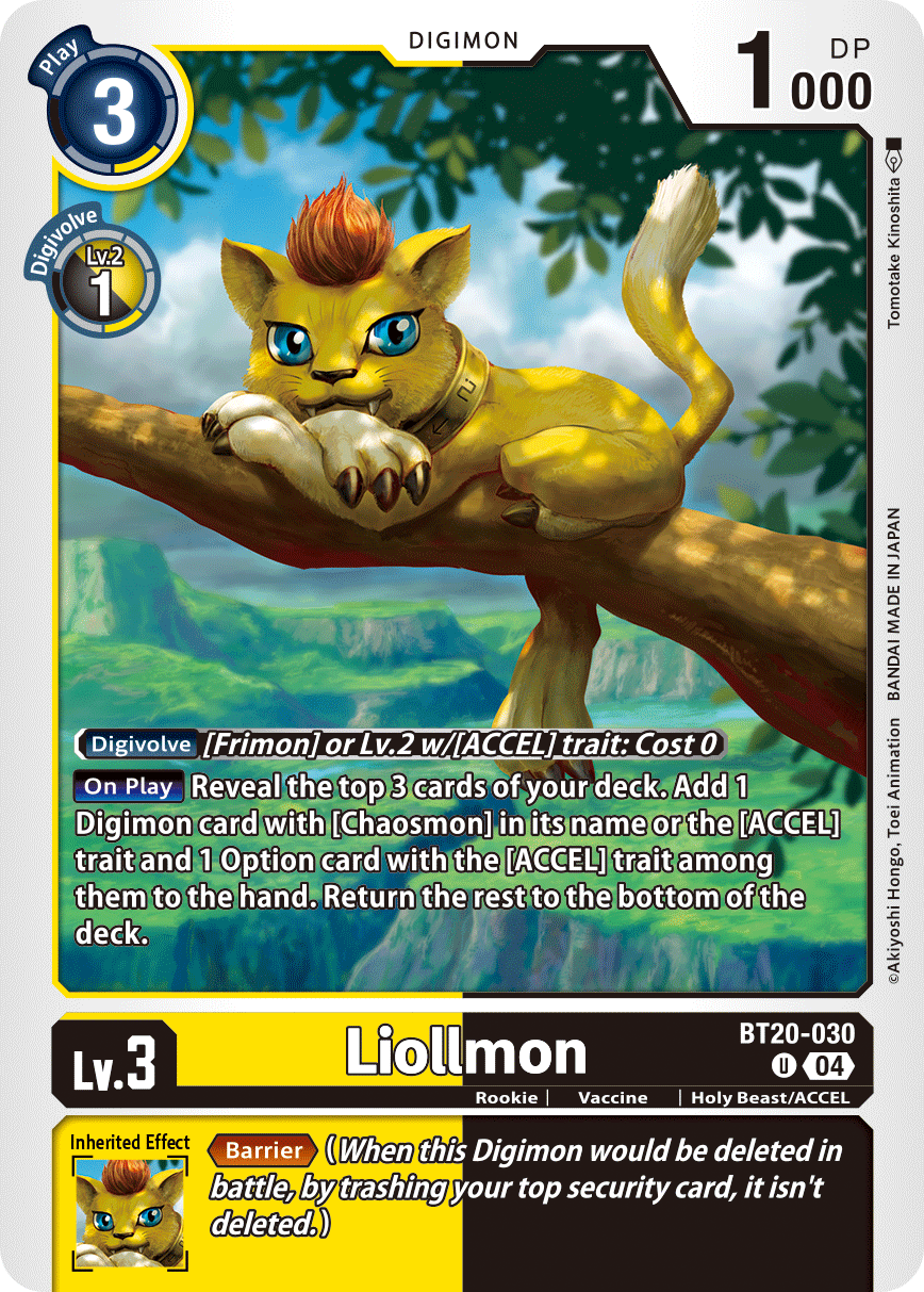 Liollmon (BT20-030) Uncommon