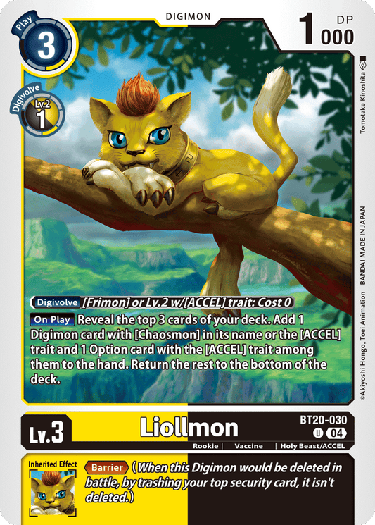 Liollmon (BT20-030) Uncommon