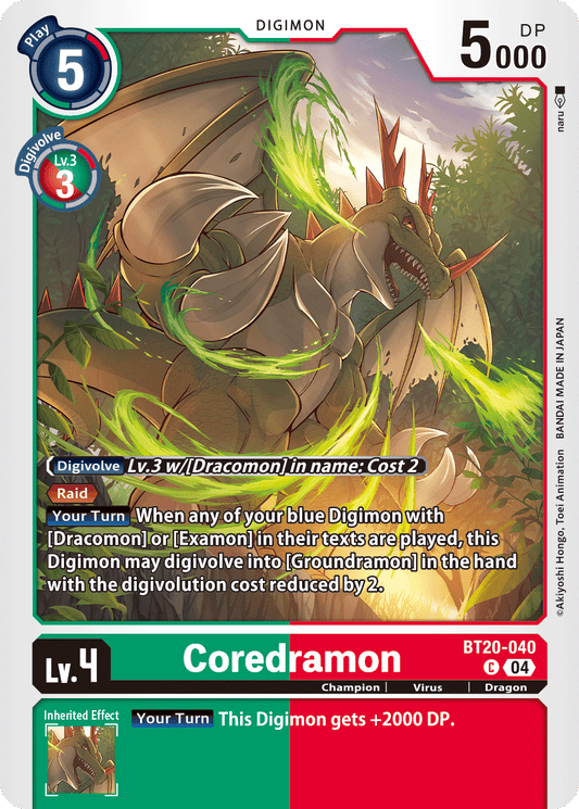 Coredramon (BT20-040) Common