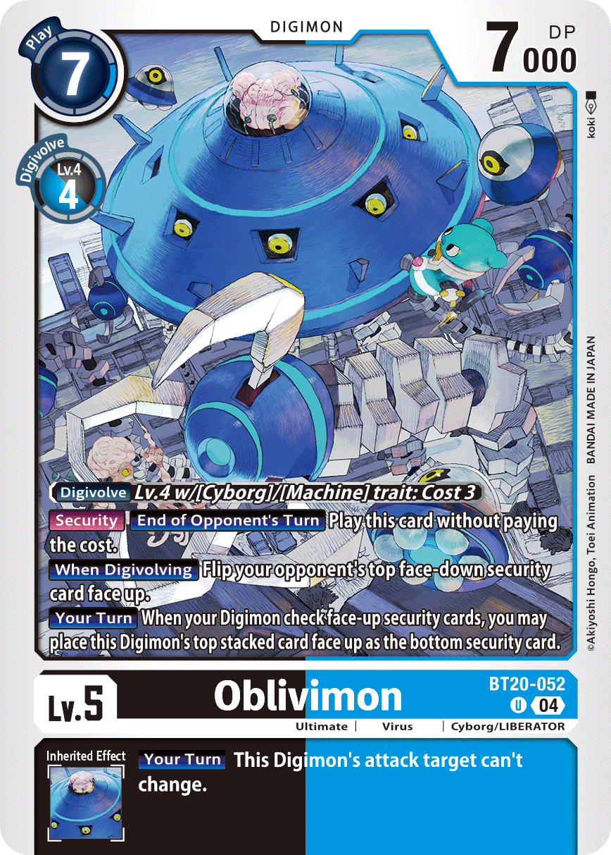 Oblivimon (BT20-052) Uncommon