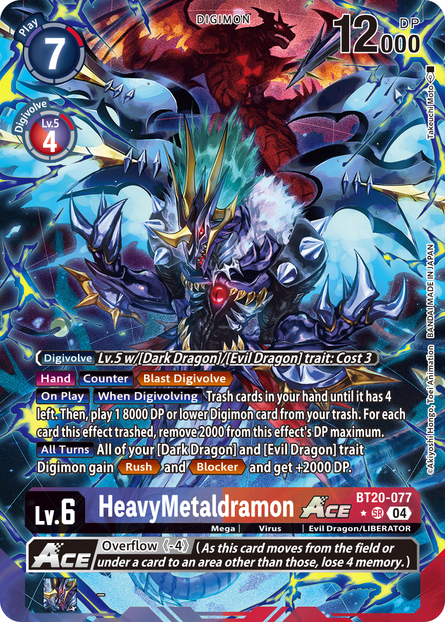 HeavyMetaldramon ACE (BT20-077) Alternative Art