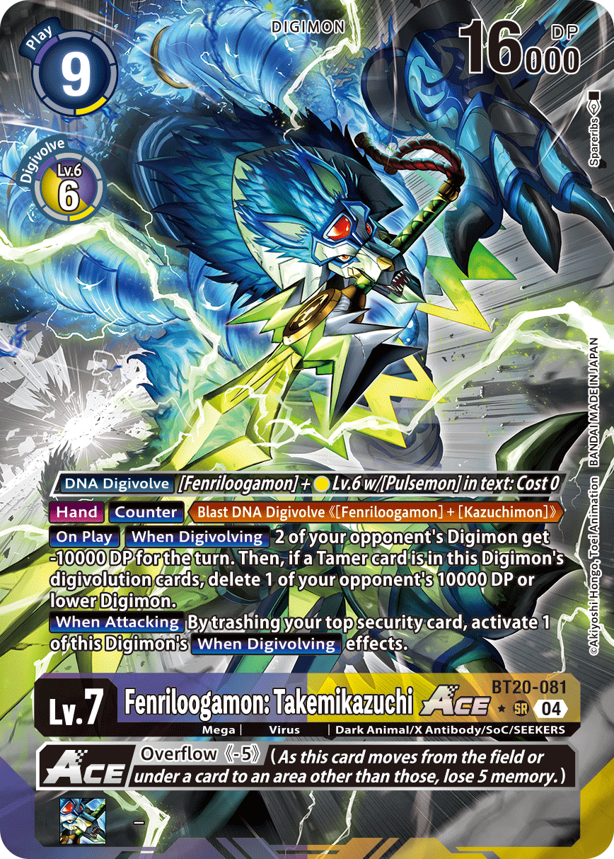 Fenriloogamon: Takemikazuchi ACE (BT20-081) Alternative Art