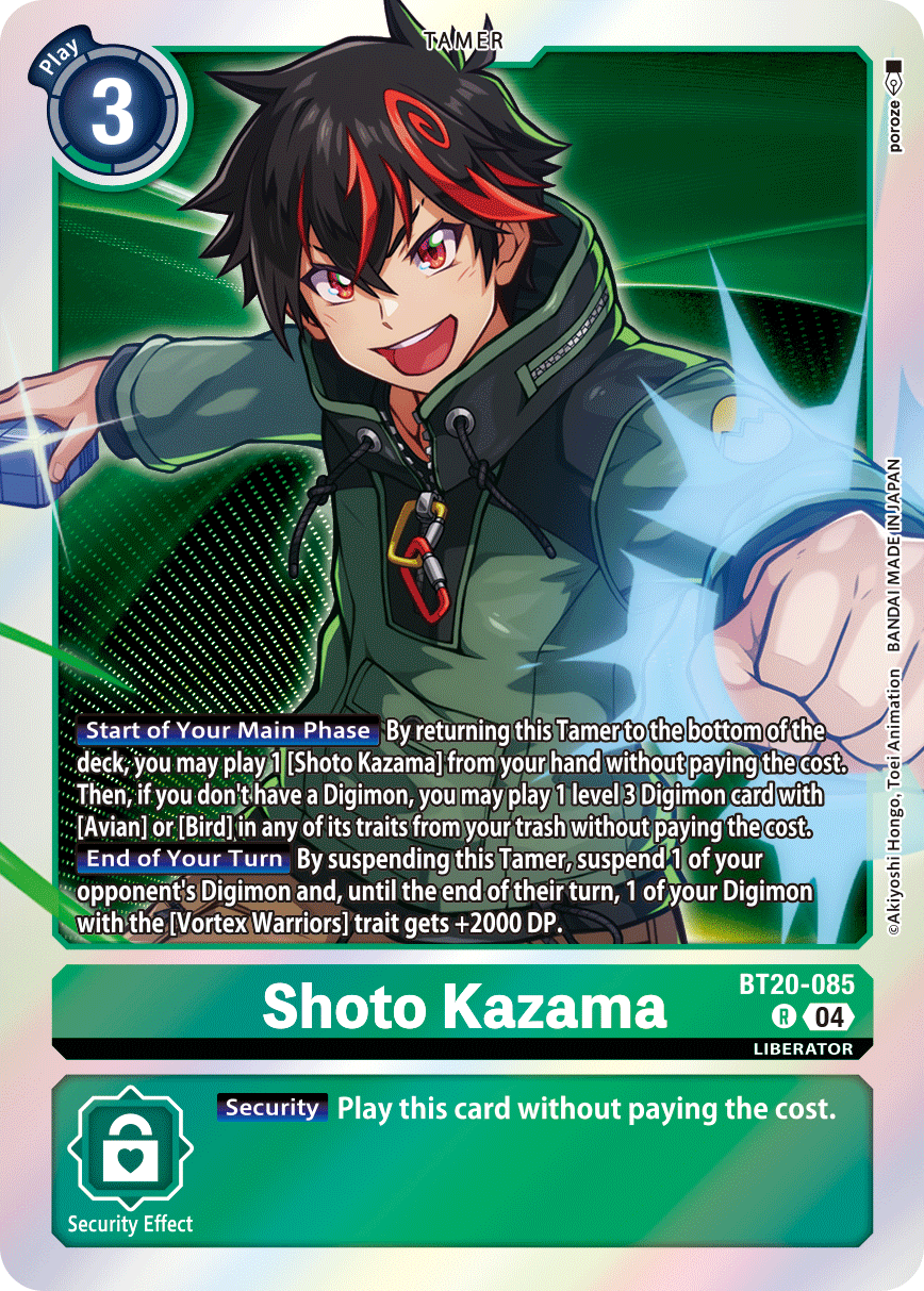 Shoto Kazama (BT20-085) Rare