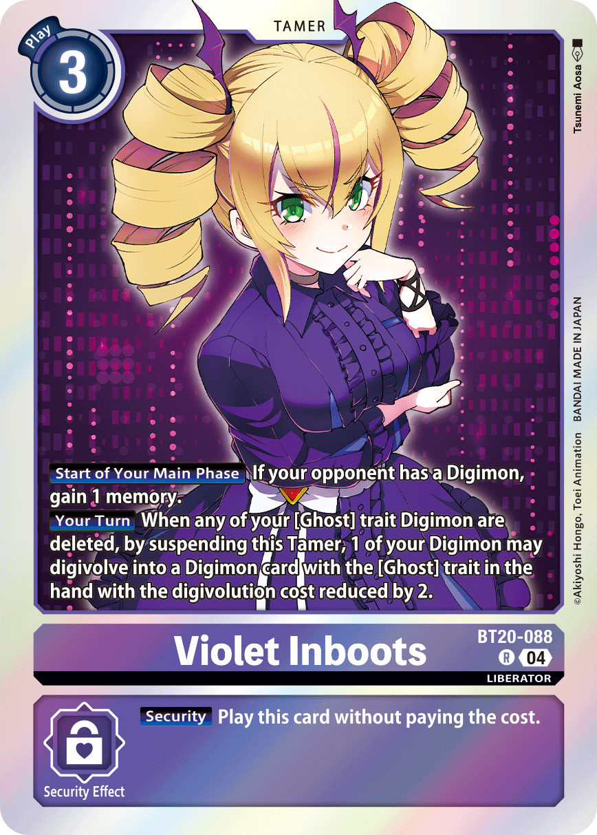 Violet Inboots (BT20-088) Rare