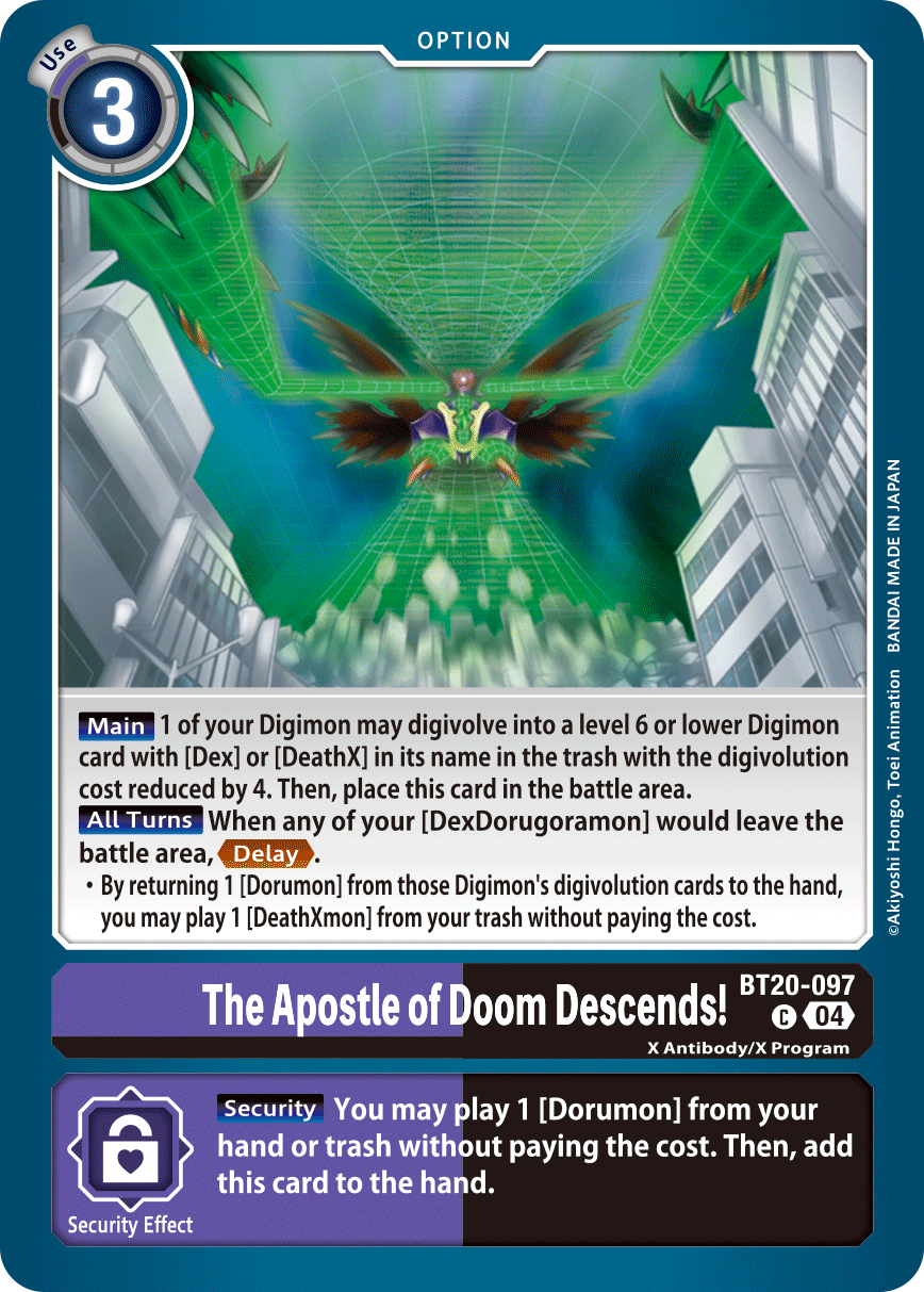 The Apostle of Doom Descends! (BT20-097) Common