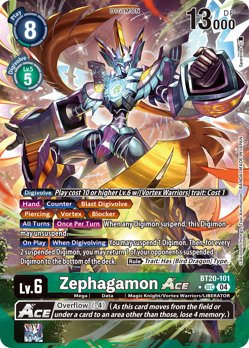 Zephagamon ACE (BT20-101) Alternative Art