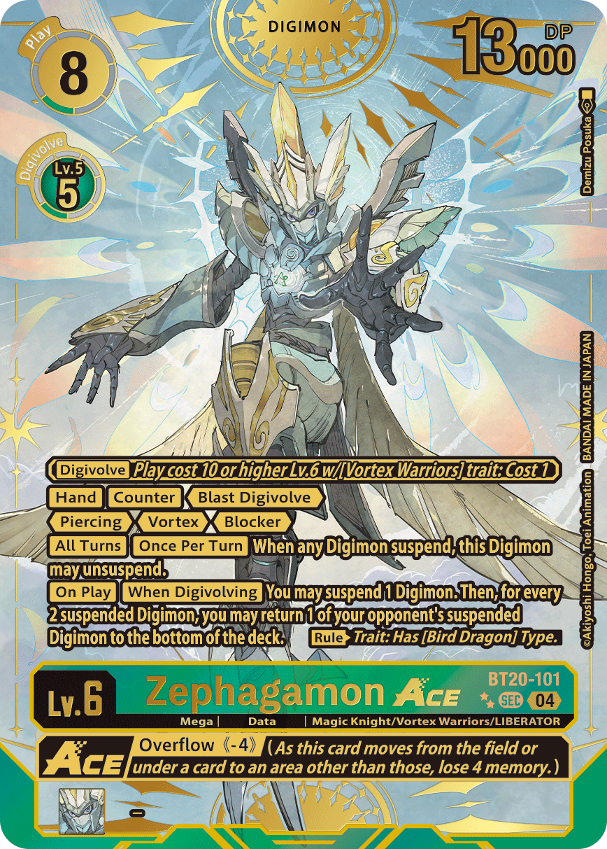 Zephagamon ACE (BT20-101) 2 Stars Rare