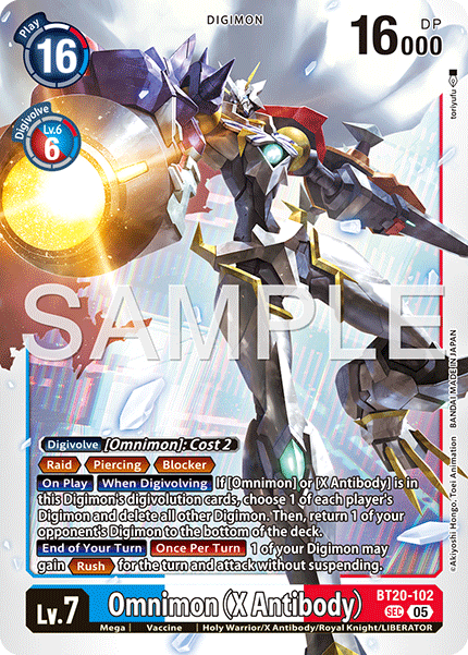 Omnimon (X Antibody) (BT20-102) Digimon Generation [AD01]