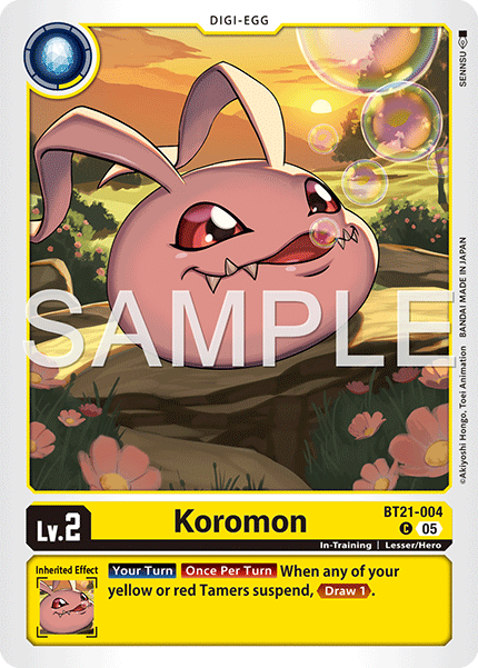 Koromon (BT21-004) Digimon Generation [AD01]
