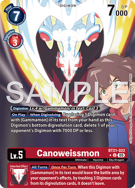 (Pre-order 27/03/2026) Canoweissmon (BT21-022) Digimon Generation [AD01]