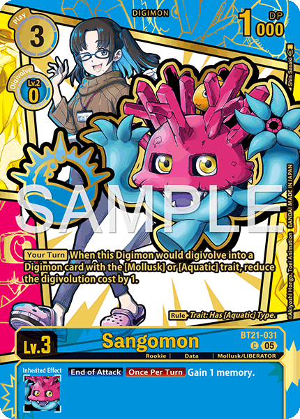 Sangomon (BT21-031) Rare Pull
