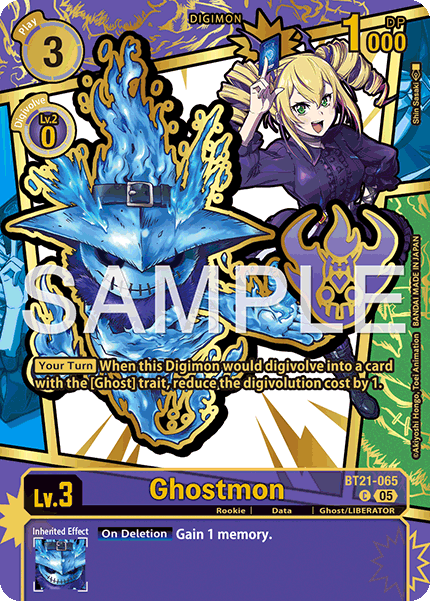 Ghostmon (BT21-065) Rare Pull