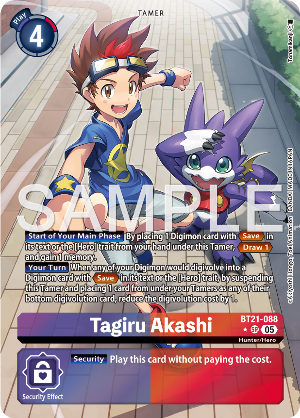Tagiru Akashi (BT21-088) Alternative Art