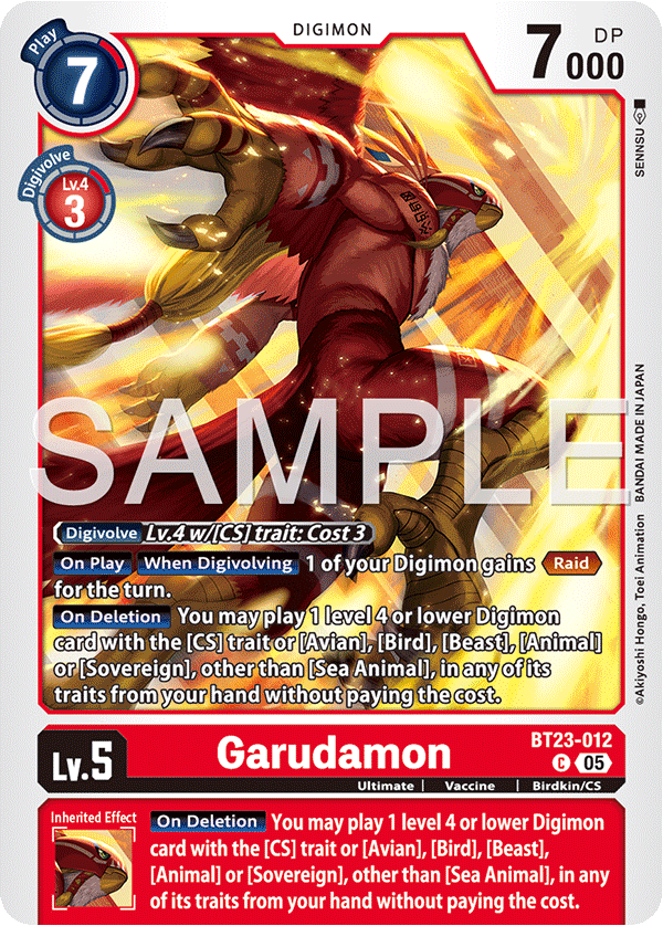 Garudamon (BT23-012) Common