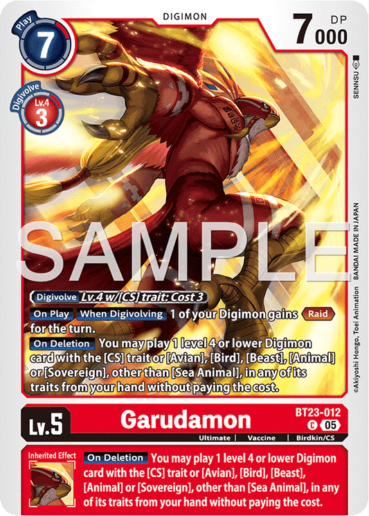 Garudamon (BT23-012) Common