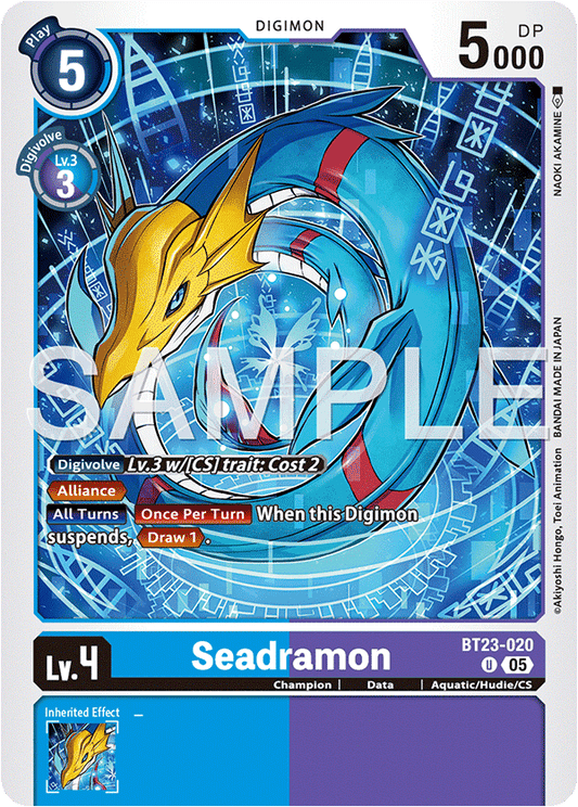 Seadramon (BT23-020) Uncommon