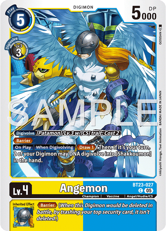 (Pre-order 24/10/2025) Angemon (BT23-027) Common