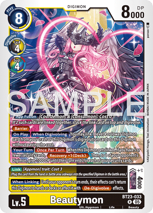 (Pre-order 24/10/2025) Beautymon (BT23-033) Rare