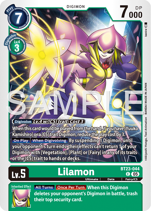 Lilamon (BT23-044) Common