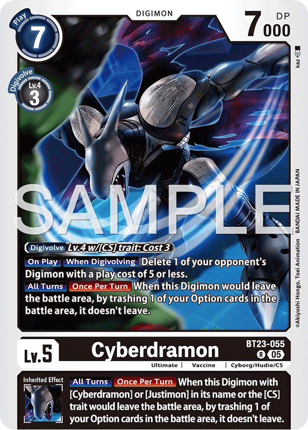 Cyberdramon (BT23-055) Rare