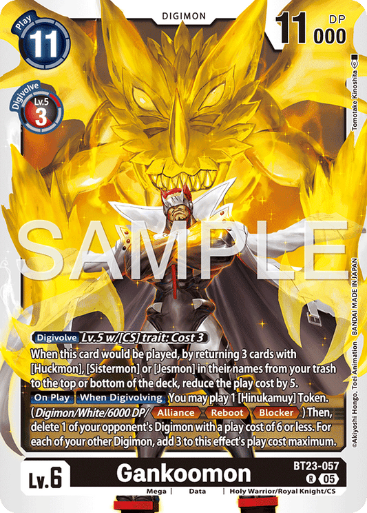 Gankoomon (BT23-057) Rare