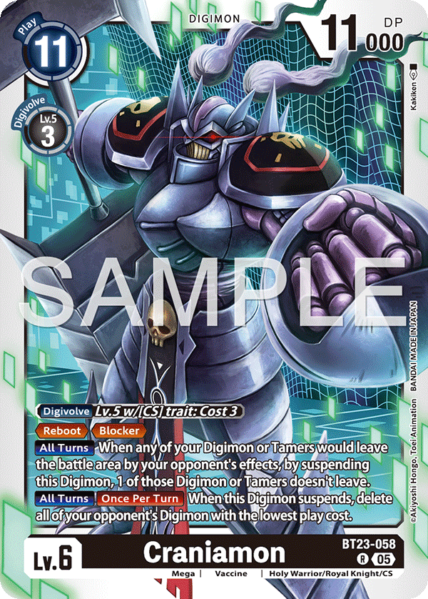 Craniamon (BT23-058) Rare