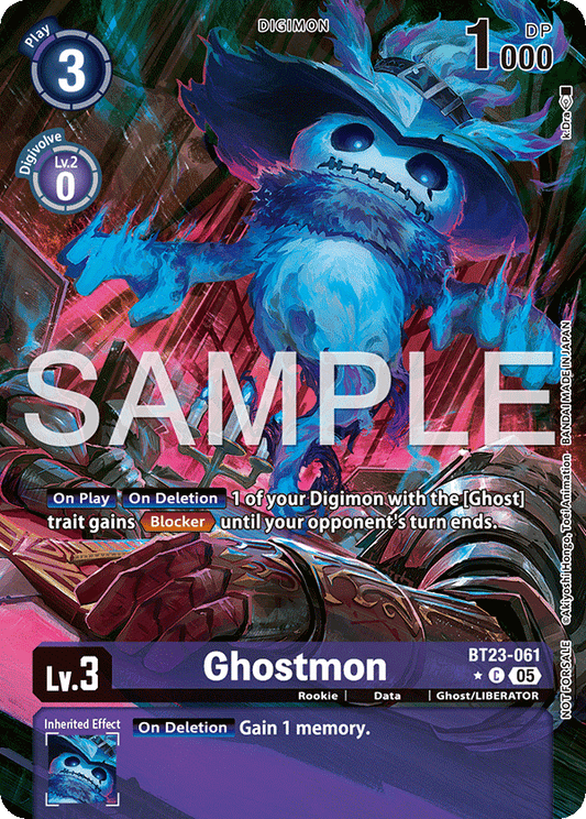 Ghostmon (BT23-061) Box Topper
