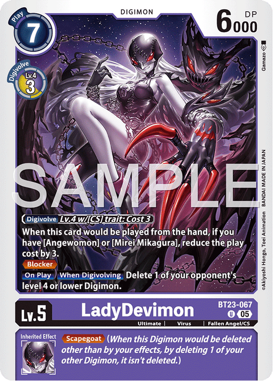 LadyDevimon (BT23-067) Uncommon