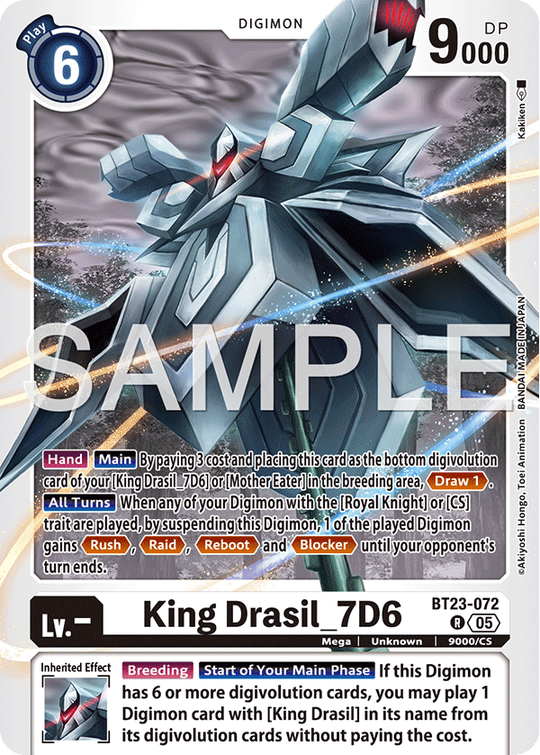King Drasil_7D6 (BT23-072) Rare