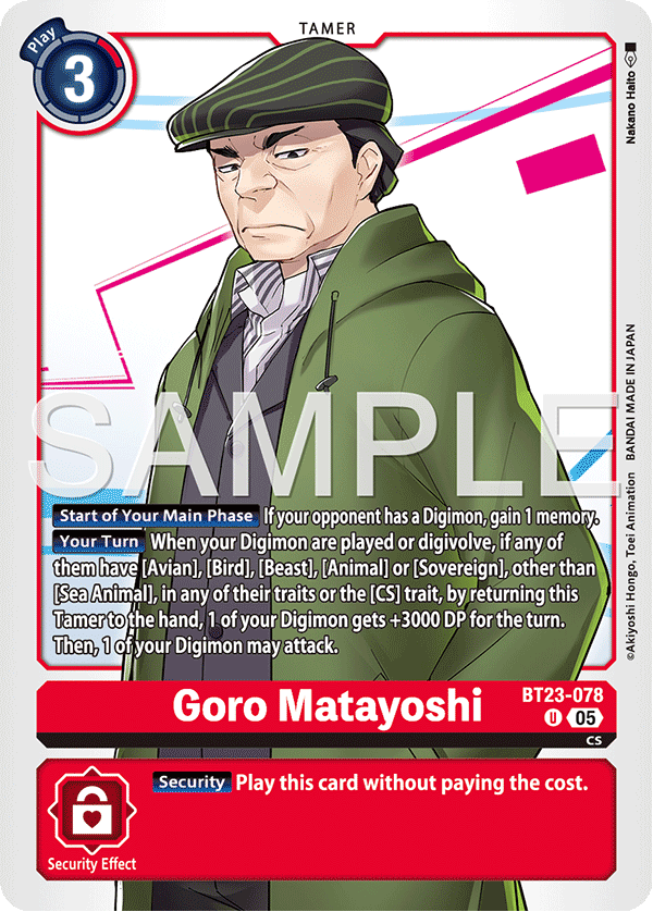 Goro Matayoshi (BT23-078) Uncommon