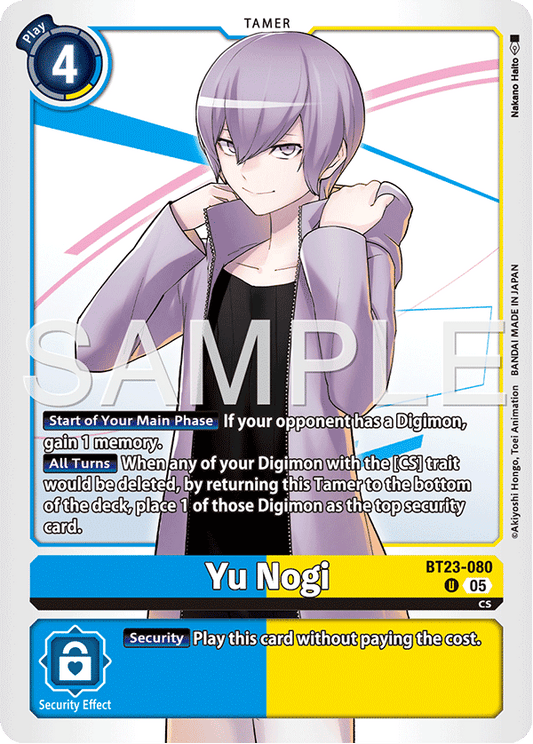Yu Nogi (BT23-080) Uncommon
