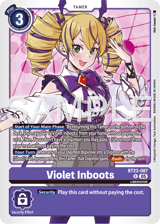 Violet Inboots (BT23-087) Rare