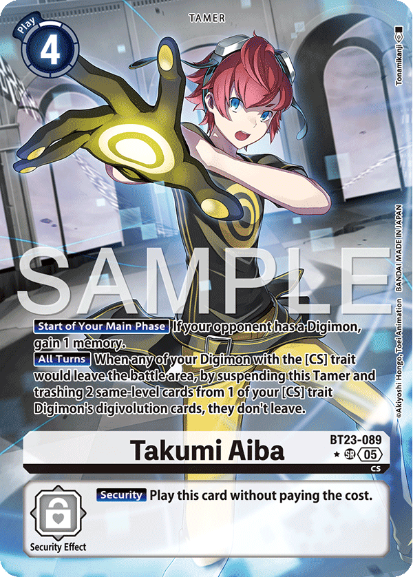 Takumi Aiba (BT23-089) Alternative Art